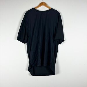 Lululemon Short Sleeve Crew Neck Lightweight Water Resistant Tee Shirt Black XXL